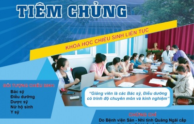 Chiêu sinh khóa học "AN TOÀN TIÊM CHỦNG"